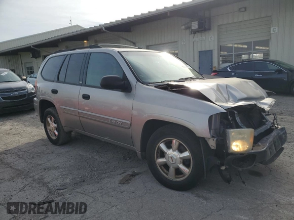2002 GMC Envoy SLE with VIN 1GKDS13S522161583, listed as a Copart auction lot 78066074 with 0 mi miles and Salvage Title. Bid and sale history available at carsss.com. Image 4.