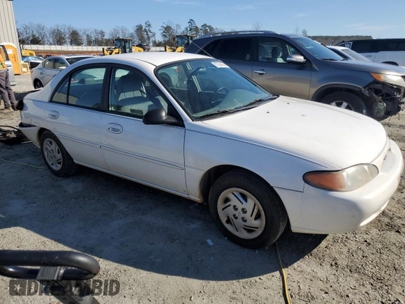 1997 Ford Escort LX with VIN 1FALP13P6VW332381, listed as a Copart auction lot 87394424 with 95,512 mi miles and Salvage Title. Bid and sale history available at carsss.com. Image 4.