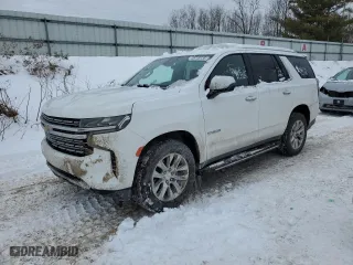 2023 Chevrolet Tahoe Premier with VIN 1GNSKSKD8PR246175, listed as a Copart auction lot 45725735 with 54,988 mi miles and Clean Title. Bid and sale history available at carsss.com. Image 1.