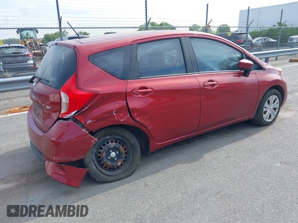 2017 Nissan Note SV with VIN 3N1CE2CP0HL374970, listed as a IAAI auction lot 42081165 with 87,808 mi miles and . Bid and sale history available at DreamBid. Image 4.