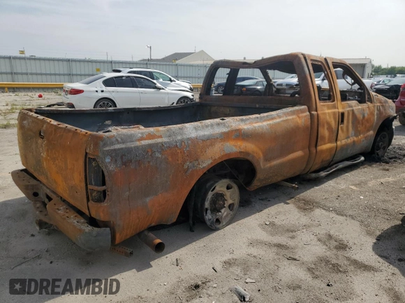 2006 Ford F-250 XL with VIN 1FTSX21P56EA75428, listed as a Copart auction lot 60553755 with Not provided miles and Non repairable. Bid and sale history available at DreamBid. Image 3.