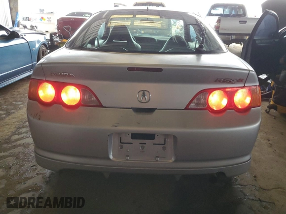 2002 Acura RSX Type S with VIN JH4DC53012C015656, listed as a Copart auction lot 84913014 with 222,475 mi miles and Salvage Title. Bid and sale history available at carsss.com. Image 6.