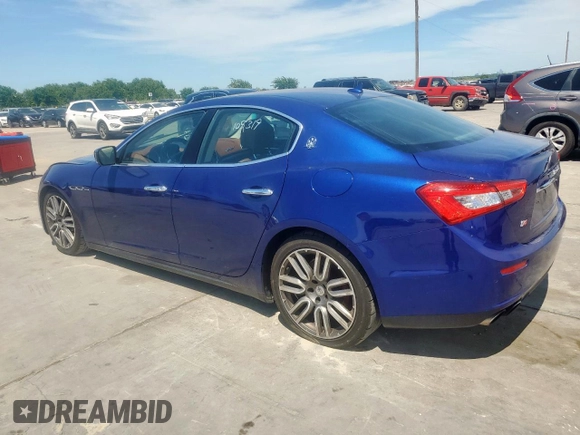 2015 Maserati Ghibli S Q4 z VIN ZAM57RTA5F1149402, wystawiony jako Copart lot #58041035 z przebiegiem 105 319 mil mil oraz Tytuł czysty. Historia ofert i sprzedaży dostępna na DreamBid. Obrazek 2.