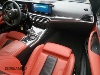 2024 BMW M4 Competition xDrive with VIN WBS43AZ01RCR15588, listed as a Copart auction lot 83967674 with 9,061 mi miles and Salvage Title. Bid and sale history available at carsss.com. Image 8.