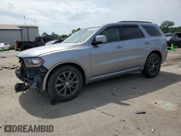 2018 Dodge Durango GT z VIN 1C4RDHDGXJC213152, wystawiony jako Copart lot #56956595 z przebiegiem 162 507 mil mil oraz Szkoda całkowita • Salvage title. Historia ofert i sprzedaży dostępna na DreamBid. Obrazek 1.