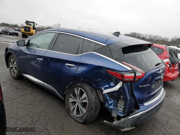 2022 Nissan Murano S with VIN 5N1AZ2AS9NC108754, listed as a Copart auction lot 83226194 with 53,940 mi miles and Salvage Title. Bid and sale history available at carsss.com. Image 2.