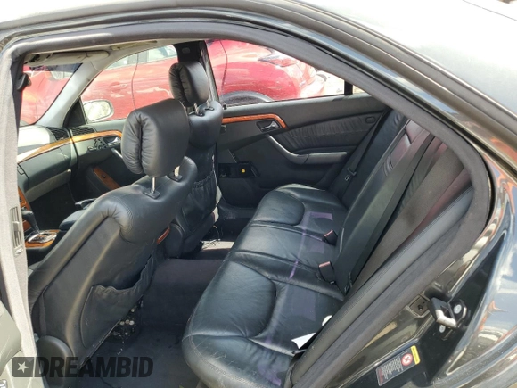 2002 Mercedes-Benz S-Class 4.3L with VIN WDBNG70J62A288492, listed as a Copart auction lot 75062694 with 0 mi miles and Salvage Title. Bid and sale history available at carsss.com. Image 10.