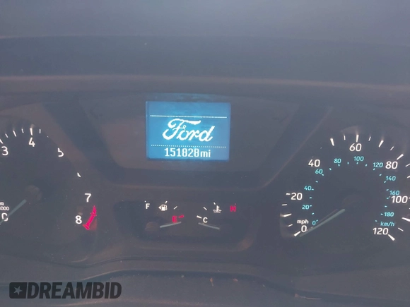 2019 Ford Transit with VIN 1FTYE1YM0KKB77849, listed as a IAAI auction lot 42175880 with 151,828 mi miles. Bid and sale history available at carsss.com. Image 7.