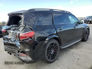 2021 Mercedes-Benz GLS 63 AMG with VIN 4JGFF8KEXMA308157, listed as a Copart auction lot 74989543 with 27,440 mi miles and . Bid and sale history available at DreamBid. Image 3.
