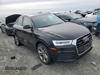 2017 Audi Q3 Prestige with VIN WA1GCCFS4HR016879, listed as a Copart auction lot 44361465 with 48,988 mi miles and Salvage Title. Bid and sale history available at carsss.com. Image 4.