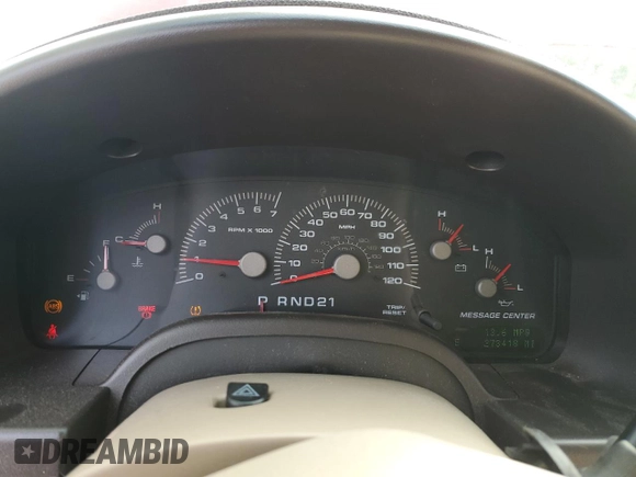 2004 Ford Expedition Eddie Bauer with VIN 1FMRU17W54LA08333, listed as a Copart auction lot 54800935 with 273,418 mi miles and Salvage title. Bid and sale history available at DreamBid. Image 9.