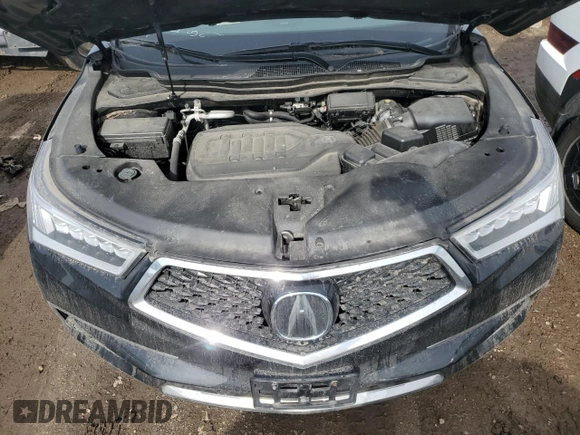 2019 Acura MDX w/Technology Pkg with VIN 5J8YD4H57KL033577, listed as a Copart auction lot 50383435 with 49,834 mi miles and Salvage Title. Bid and sale history available at carsss.com. Image 12.