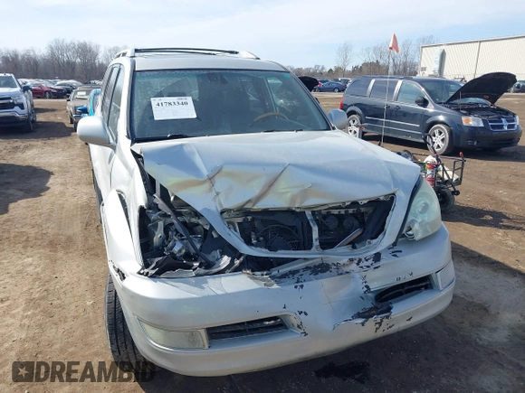 2005 Lexus GX 470 with VIN JTJBT20X250085307, listed as a IAAI auction lot 41783340 with 259,386 mi miles. Bid and sale history available at carsss.com. Image 6.
