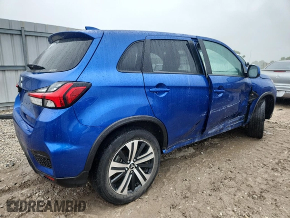 2020 Mitsubishi Outlander ES with VIN JA4AR3AU0LU010368, listed as a Copart auction lot 60640025 with 43,553 mi miles and Salvage title. Bid and sale history available at DreamBid. Image 3.