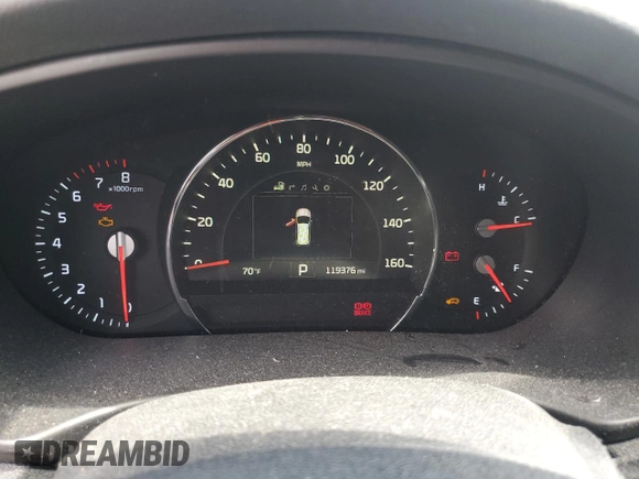 2017 Kia Sorento SX with VIN 5XYPKDA54HG220483, listed as a Copart auction lot 58225025 with 119,376 mi miles and Clean title. Bid and sale history available at DreamBid. Image 9.