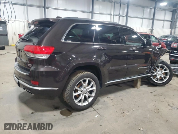 2016 Jeep Grand Cherokee Summit z VIN 1C4RJFJT1GC496578, wystawiony jako Copart lot #88358995 z przebiegiem 114 520 mil mil oraz Szkoda całkowita • Salvage title. Historia ofert i sprzedaży dostępna na DreamBid. Obrazek 3.