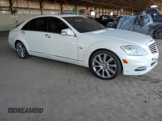 2012 Mercedes-Benz S with VIN WDDNG8DB2CA457750, listed as a Copart auction lot 50105665 with 148,252 mi miles and Clean Title. Bid and sale history available at DreamBid. Image 4.