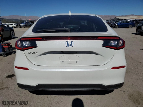 2024 Honda Civic Hatchback EX-L with VIN 19XFL1H74RE010690, listed as a Copart auction lot 45589855 with 13,435 mi miles and Salvage Title. Bid and sale history available at carsss.com. Image 6.