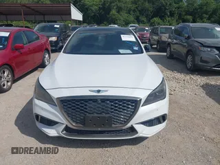2018 Genesis G80 Sport with VIN KMHGN4JB5JU223891, listed as a IAAI auction lot 42559899 with 156,603 mi miles and . Bid and sale history available at DreamBid. Image 12.
