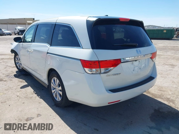 2016 Honda Odyssey EX-L z VIN 5FNRL5H65GB055317, wystawiony jako IAAI lot #41825497 z przebiegiem 117 672 mil mil oraz . Historia ofert i sprzedaży dostępna na DreamBid. Obrazek 3.