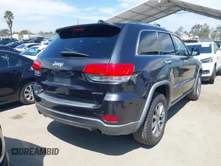 2014 Jeep Grand Cherokee Limited with VIN 1C4RJEBM4EC410243, listed as a IAAI auction lot 42013788 with 177,218 mi miles. Bid and sale history available at carsss.com. Image 4.