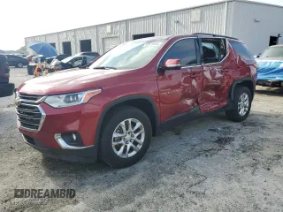 2020 Chevrolet Traverse LT Cloth z VIN 1GNERGKW2LJ109278, wystawiony jako Copart lot #59918565 z przebiegiem 60 354 mil mil oraz Szkoda całkowita • Salvage title. Historia ofert i sprzedaży dostępna na DreamBid. Obrazek 1.