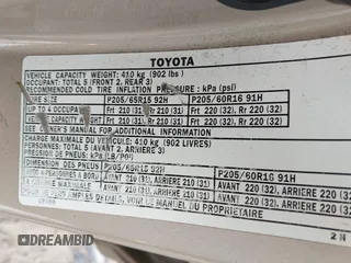 2003 Toyota Avalon XL with VIN 4T1BF28B03U337611, listed as a IAAI auction lot 42178934 with 145,542 mi miles and . Bid and sale history available at DreamBid. Image 9.
