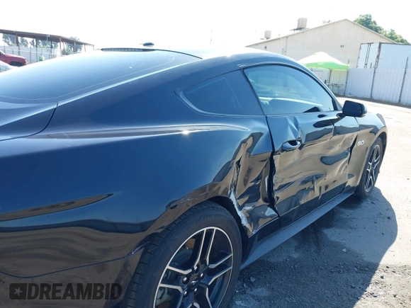 2019 Ford Mustang GT with VIN 1FA6P8CF5K5181483, listed as a IAAI auction lot 42012641 with 23,317 mi miles. Bid and sale history available at carsss.com. Image 17.