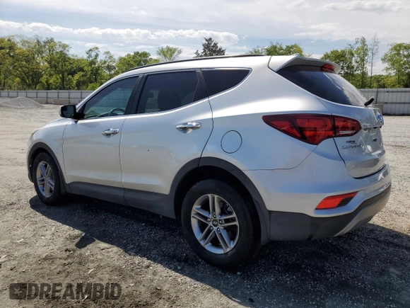 2017 Hyundai Santa Fe 2.4L with VIN 5XYZUDLB0HG415521, listed as a Copart auction lot 53700065 with 39,754 mi miles and Salvage title. Bid and sale history available at DreamBid. Image 2.