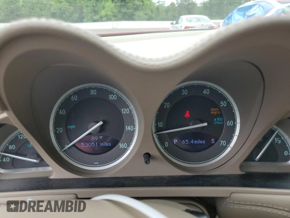 2007 Mercedes-Benz SL 550 with VIN WDBSK71F47F125314, listed as a Copart auction lot 60307285 with 53,051 mi miles and Salvage title. Bid and sale history available at DreamBid. Image 9.
