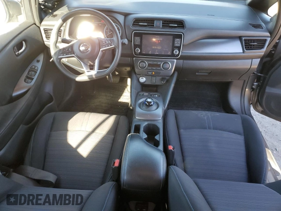2020 Nissan LEAF with VIN 1N4BZ1BPXLC311054, listed as a Copart auction lot 80226864 with 46,874 mi miles and Salvage title. Bid and sale history available at DreamBid. Image 8.