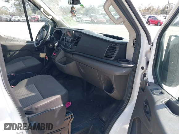 2021 Ford Transit Cargo with VIN 1FTBR1C85MKA19997, listed as a IAAI auction lot 41431285 with 61,158 mi miles and . Bid and sale history available at DreamBid. Image 5.