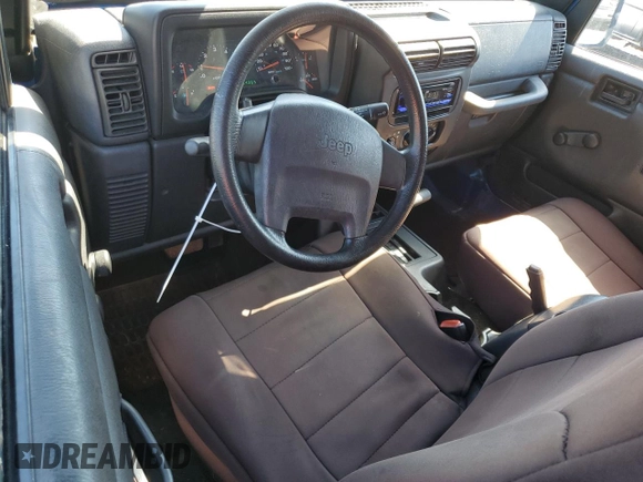 2003 Jeep Wrangler X with VIN 1J4FA39S03P317828, listed as a Copart auction lot 47012595 with 164,965 mi miles and Salvage Title. Bid and sale history available at carsss.com. Image 8.