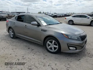 2015 Kia Optima LX with VIN 5XXGM4A77FG497139, listed as a Copart auction lot 49471235 with 163,492 mi miles and Salvage Title. Bid and sale history available at DreamBid. Image 4.