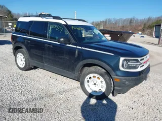 2023 Ford Bronco Sport Heritage z VIN 3FMCR9G64PRD34684, wystawiony jako IAAI lot #41609734 z przebiegiem 59 564 mil mil oraz . Historia ofert i sprzedaży dostępna na DreamBid. Obrazek 1.
