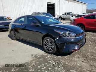 2024 Kia Forte GT-Line with VIN 3KPF54ADXRE722682, listed as a Copart auction lot 49684995 with 14,552 mi miles and Salvage Title. Bid and sale history available at carsss.com. Image 4.