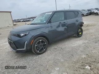 2024 Kia Soul EX with VIN KNDJ33AU5R7921312, listed as a Copart auction lot 46364945 with 7,408 mi miles and Salvage Title. Bid and sale history available at carsss.com. Image 1.