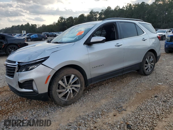 2022 Chevrolet Equinox LT with VIN 3GNAXKEV6NL254023, listed as a Copart auction lot 47065855 with 72,442 mi miles and Salvage Title. Bid and sale history available at DreamBid. Image 1.