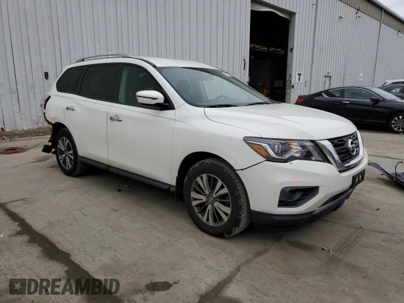 2019 Nissan Pathfinder S with VIN 5N1DR2MM7KC579940, listed as a Copart auction lot 47965875 with 78,477 mi miles and Salvage title. Bid and sale history available at DreamBid. Image 4.