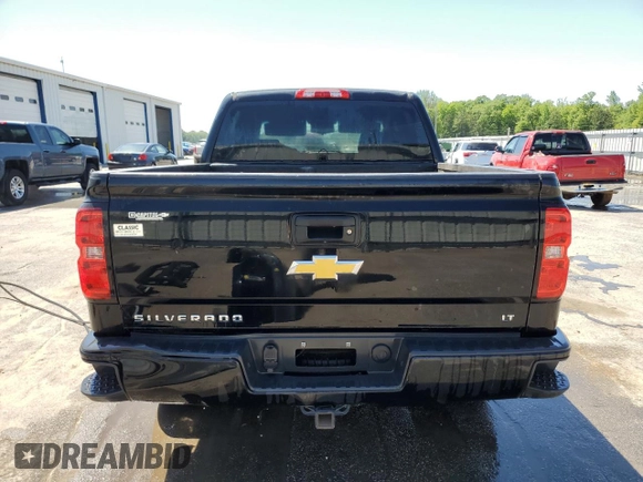 2018 Chevrolet Silverado 1500 LT with VIN 3GCUKREC3JG475223, listed as a Copart auction lot 52489485 with 189,001 mi miles and Salvage Title. Bid and sale history available at carsss.com. Image 6.