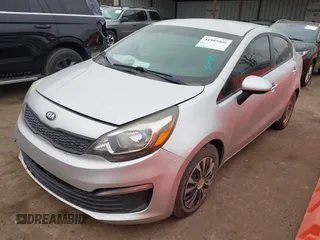 2016 Kia Rio LX with VIN KNADM4A37G6633251, listed as a IAAI auction lot 41909406 with 114,830 mi miles and . Bid and sale history available at DreamBid. Image 2.