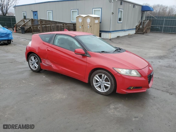 2011 Honda CR-Z EX with VIN JHMZF1D69BS010252, listed as a Copart auction lot 51745955 with 145,164 mi miles and Salvage Title. Bid and sale history available at carsss.com. Image 4.