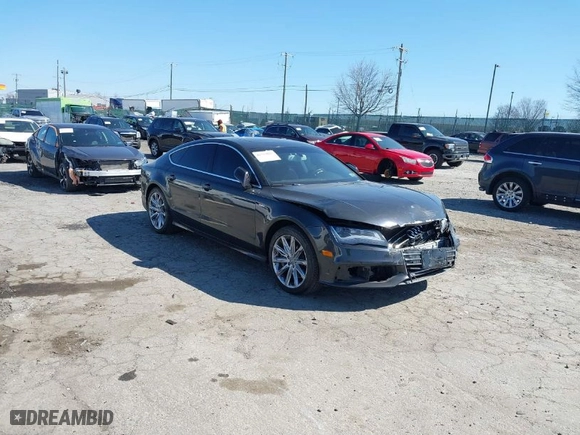 2012 Audi A7 3.0 Prestige with VIN WAU2GAFC7CN101018, listed as a IAAI auction lot 41753827 with 143,740 mi miles. Bid and sale history available at carsss.com. Image 1.