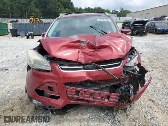 2013 Ford Escape Titanium with VIN 1FMCU9J98DUB55876, listed as a Copart auction lot 59786105 with 162,407 mi miles and Salvage title. Bid and sale history available at DreamBid. Image 5.
