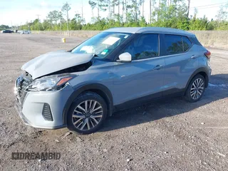 2023 Nissan Kicks SV with VIN 3N1CP5CV0PL534886, listed as a IAAI auction lot 41963040 with 20,841 mi miles. Bid and sale history available at carsss.com. Image 2.