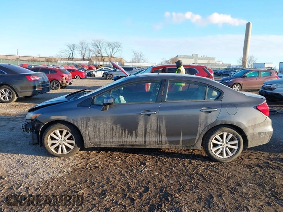 2012 Honda Civic EX-L with VIN 2HGFB2F9XCH587038, listed as a IAAI auction lot 41337259 with 114,520 mi miles and . Bid and sale history available at DreamBid. Image 15.