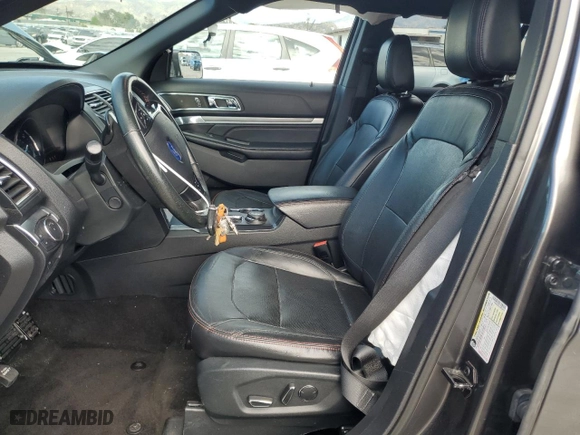 2018 Ford Explorer Sport with VIN 1FM5K8GT8JGB56452, listed as a Copart auction lot 45879255 with 65,407 mi miles and Salvage Title. Bid and sale history available at carsss.com. Image 7.