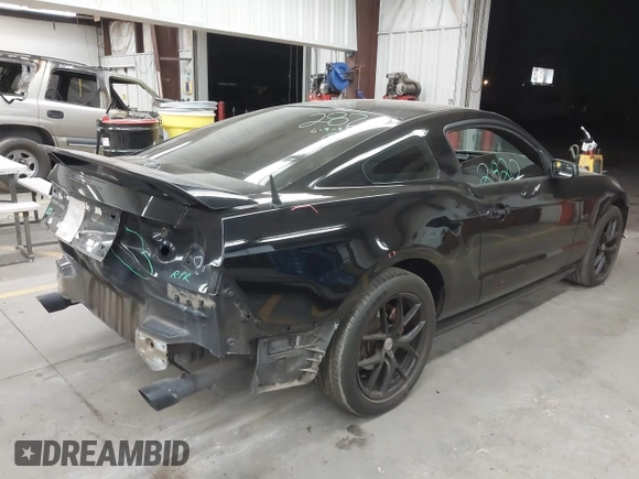 2013 Ford Mustang GT with VIN 1ZVBP8CF7D5241627, listed as a IAAI auction lot 42485858 with 107,547 mi miles and . Bid and sale history available at DreamBid. Image 4.