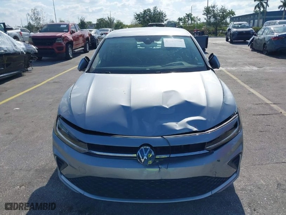 2025 Volkswagen Jetta SE with VIN 3VWEX7BU5SM025337, listed as a IAAI auction lot 42069790 with 5,067 mi miles. Bid and sale history available at carsss.com. Image 12.