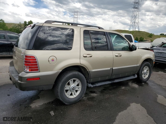 2003 Mercury Mountaineer Convenience with VIN 4M2ZU86K93UJ07655, listed as a Copart auction lot 58281074 with 158,775 mi miles and Salvage Title. Bid and sale history available at carsss.com. Image 3.